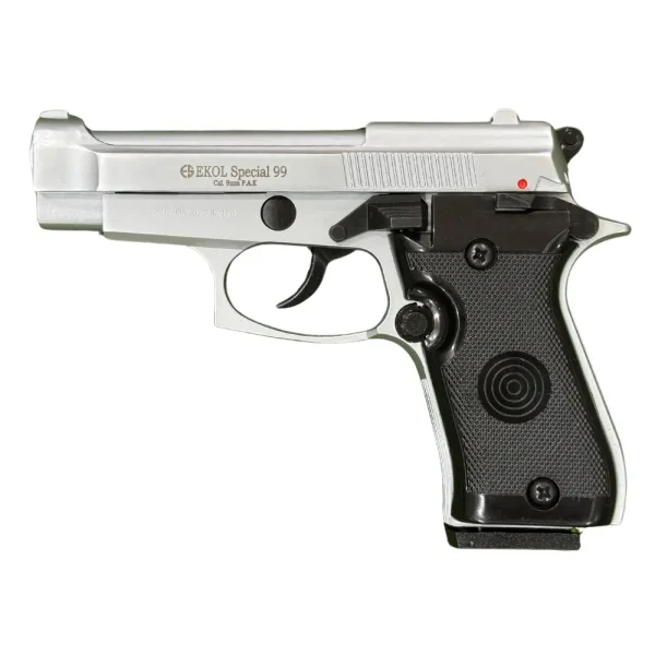 Ekol Special 99 cal 9mm P.A.K Blank Gun Chrome