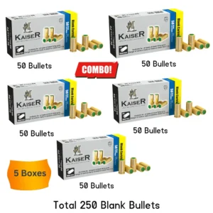 Kaiser 9mm Blank Bullets – Box of 5